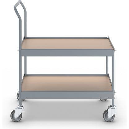 Table trolley, LxWxH 840 x 470 x 955 mm, with 4 swivel castors, wheel Ø 100 mm.