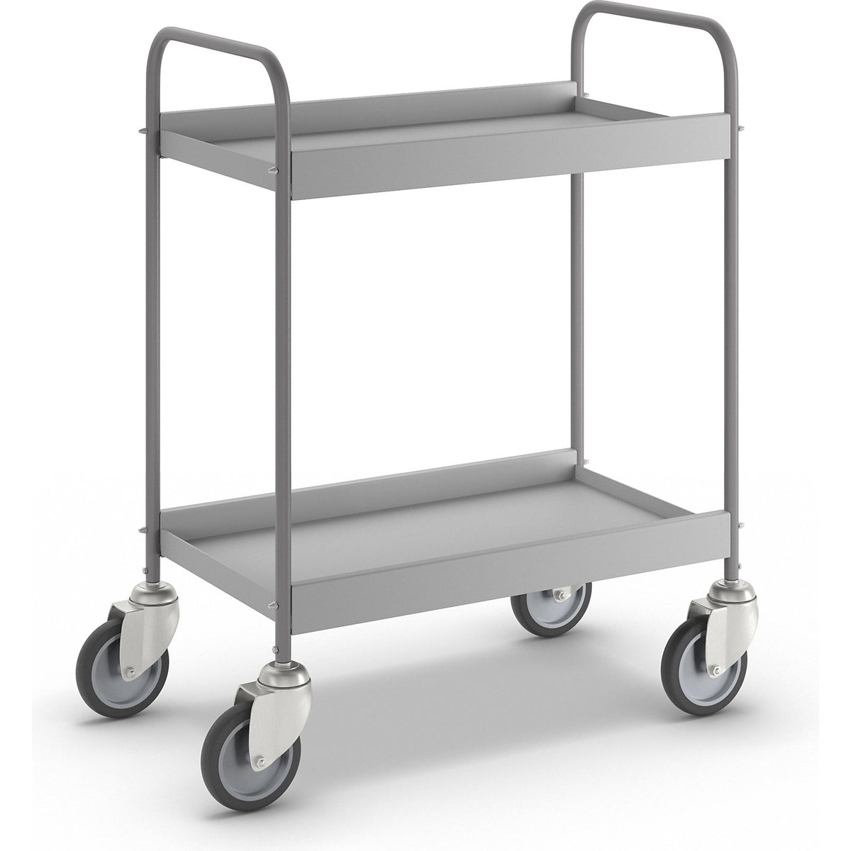 Order picking trolley, with 4 swivel castors, wheel Ø 125 mm.