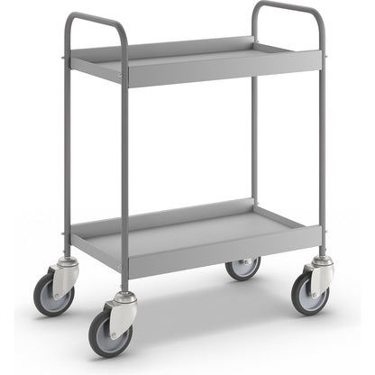 Order picking trolley, with 4 swivel castors, wheel Ø 125 mm.