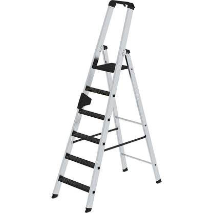 CLIP-STEP step ladder, single sided access, slip resistant R13, durable, 6 steps.
