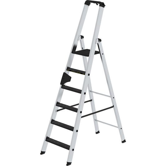 CLIP-STEP step ladder, single sided access, slip resistant R13, durable, 6 steps.