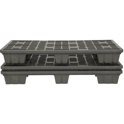 Plastic lightweight pallet, LxWxH 1200 x 800 x 140 mm, 1+ items.