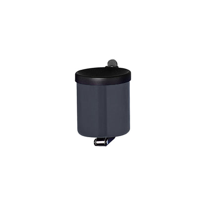 Wall ashtray, flame-extinguishing, 0.6 l, steel, graphite.