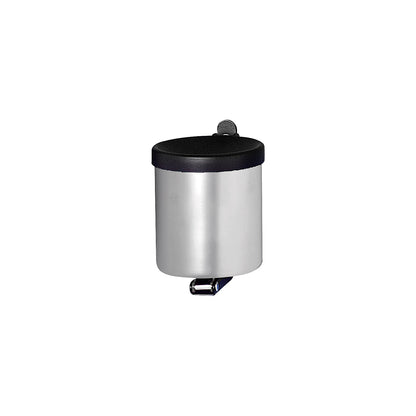 Wall ashtray, flame-extinguishing, 0.6 l, steel, silver.