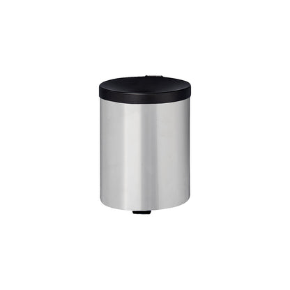 Wall ashtray, flame-extinguishing, 6 L, steel, silver.