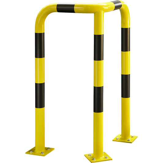 Corner crash protection bar, Ø 76 mm, for indoor use, height 1200 mm.