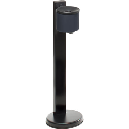 Safety pedestal ashtrays, 2.25 l, Ø 150 mm, graphite, sheet steel.