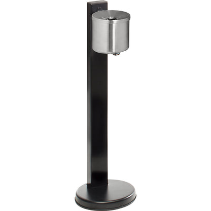 Safety pedestal ashtrays, 2.25 l, Ø 150 mm, stainless steel.