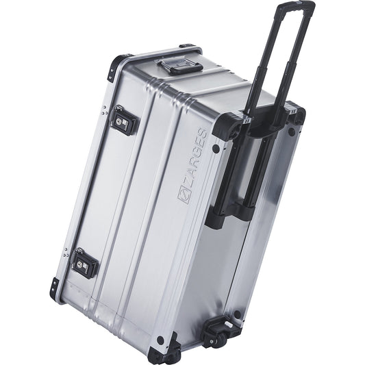 Mobile aluminium box, capacity 99 l, external dims. LxWxH 800 x 400 x 455 mm.