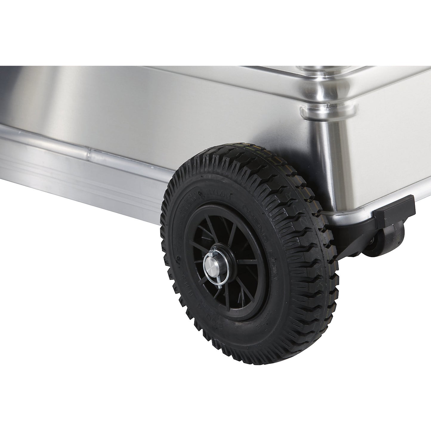 Offroad wheel set, with pneumatic tyres for 195 l capacity, wheel Ø 220 mm.