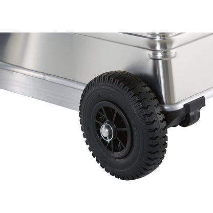 Offroad wheel set, with pneumatic tyres for 195 l capacity, wheel Ø 220 mm.