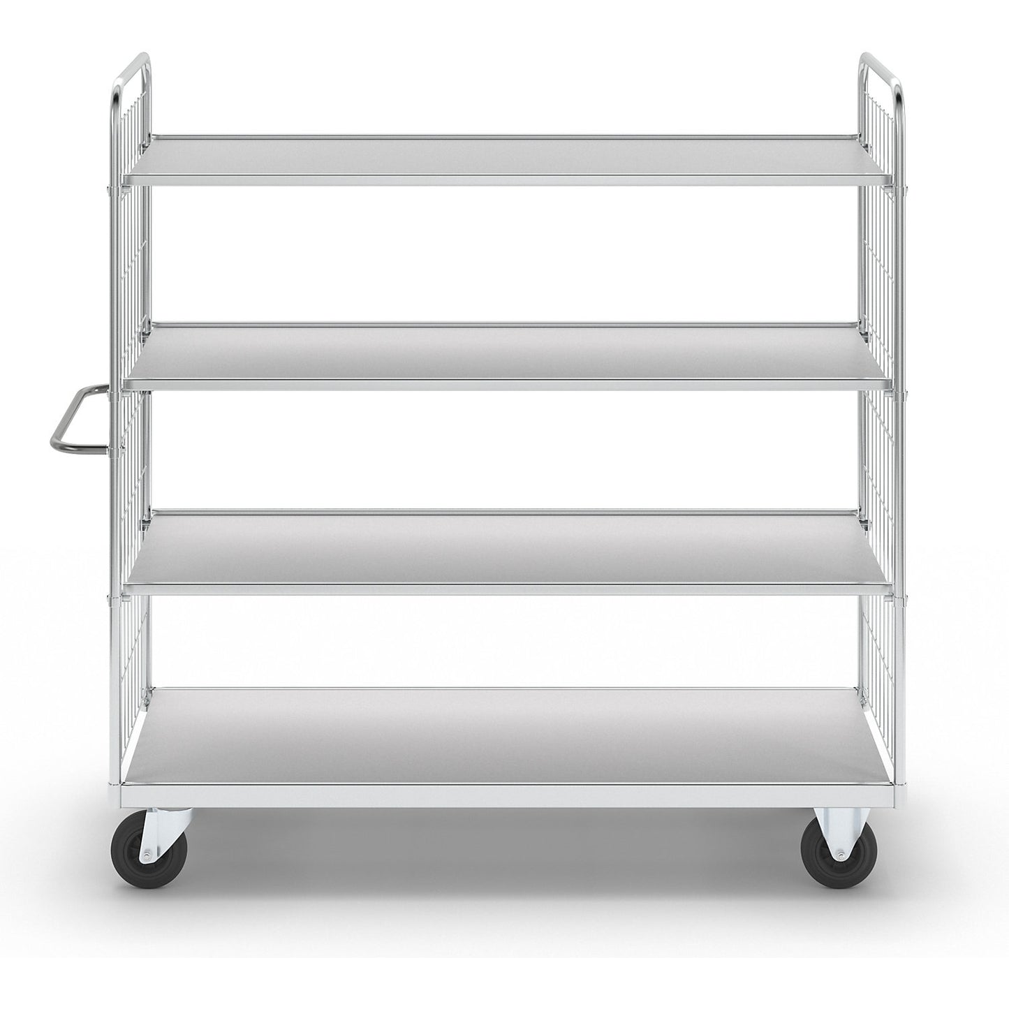 Flexible shelf truck, with 4 shelves, length 1790 mm.