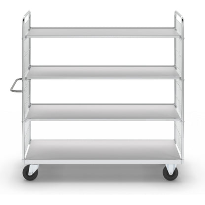 Flexible shelf truck, with 4 shelves, length 1790 mm.