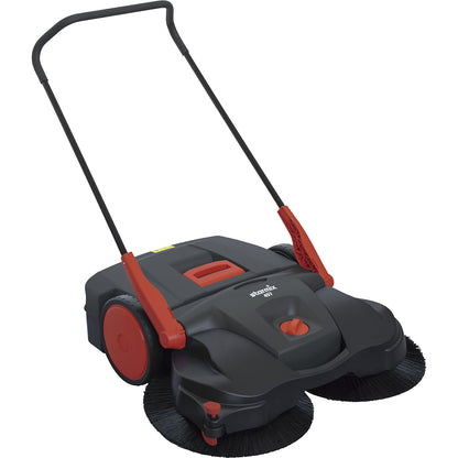 Sweeping machine, turbo sweeping system with an extra wide sweeping area, model 497.