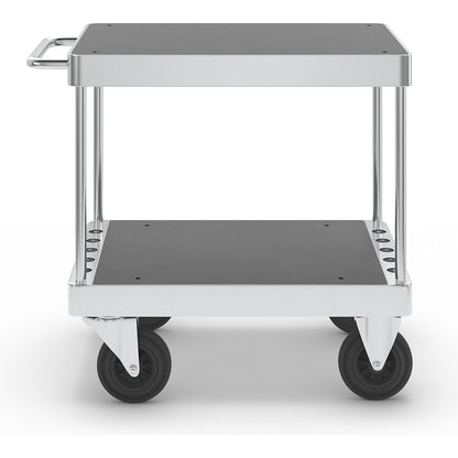 JUMBO zinc plated workshop trolley, LxWxH 1035 x 600 x 920 mm, without stops.