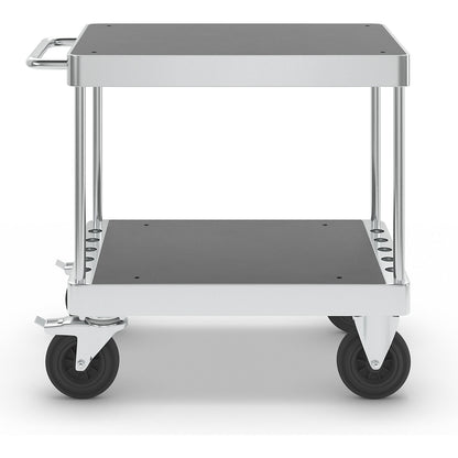 JUMBO zinc plated workshop trolley, LxWxH 1035 x 600 x 920 mm, with stops.