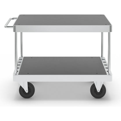 JUMBO zinc plated workshop trolley, LxWxH 1335 x 800 x 300 mm, without stops.