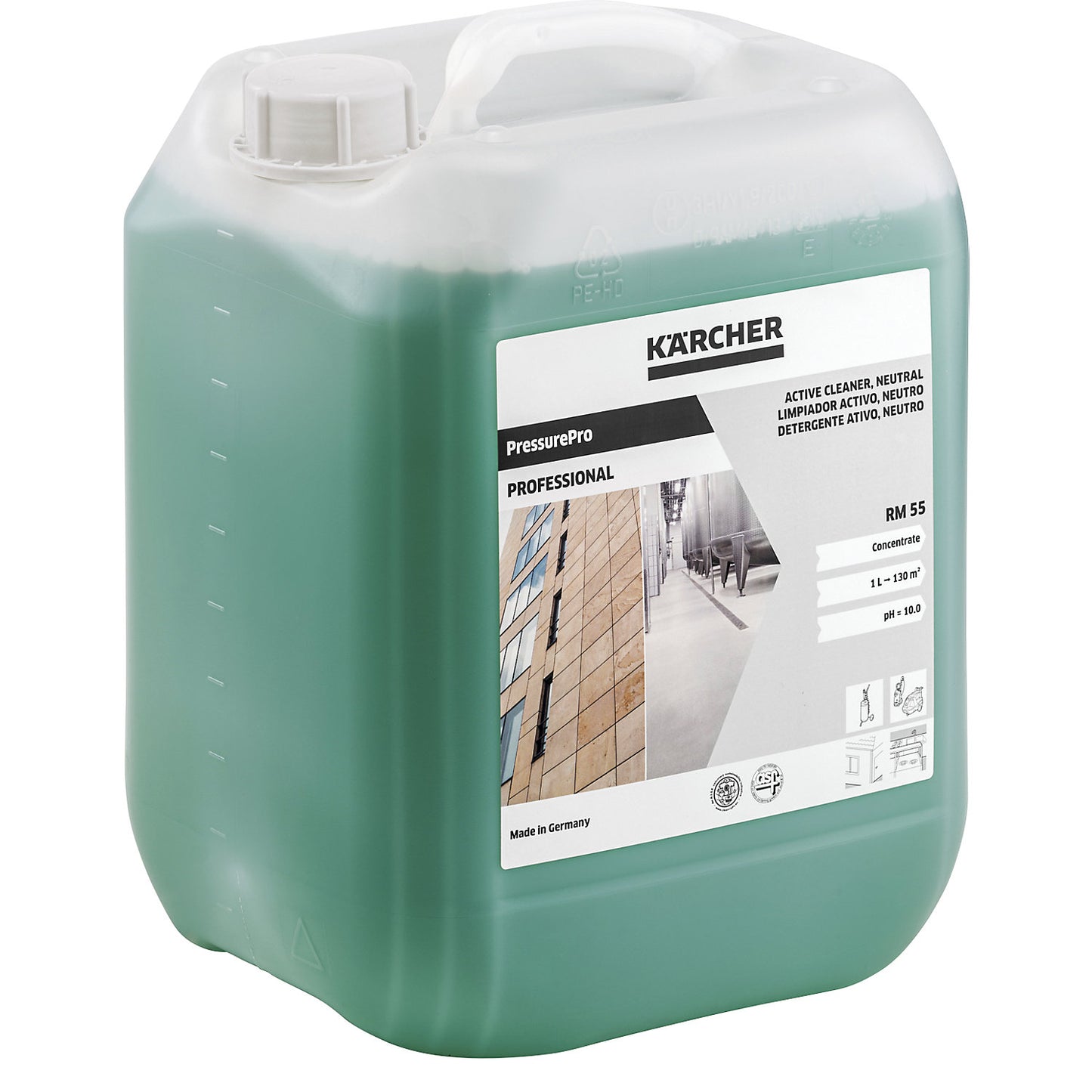 RM 55 ASF active cleaner, capacity 10 l, neutral.