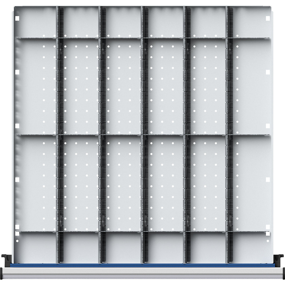 Divider set for drawer WxD 600 x 600 mm, ⅙ division, for front height 180 - 360 mm.