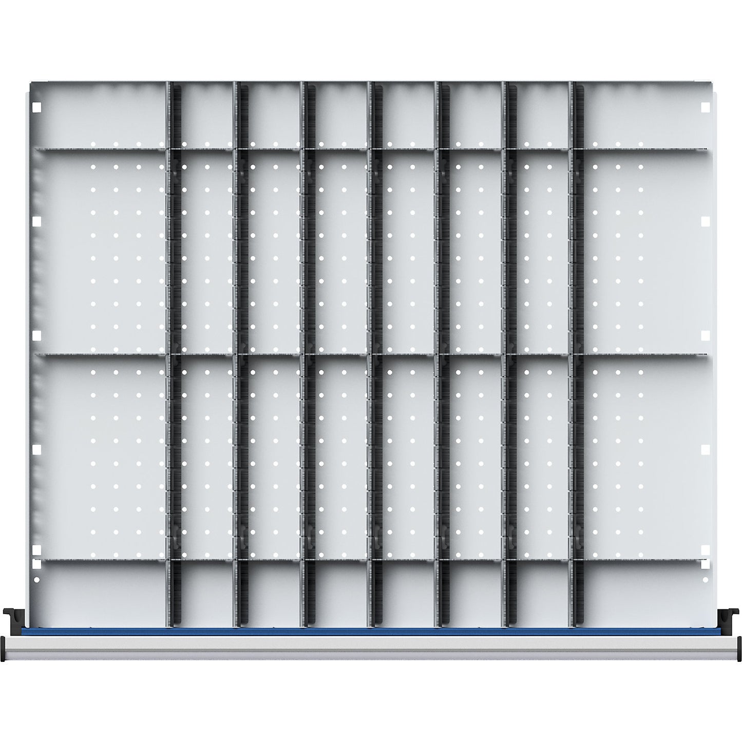 Divider set for drawer WxD 750 x 600 mm, ⅛ division, for front height 60 mm.