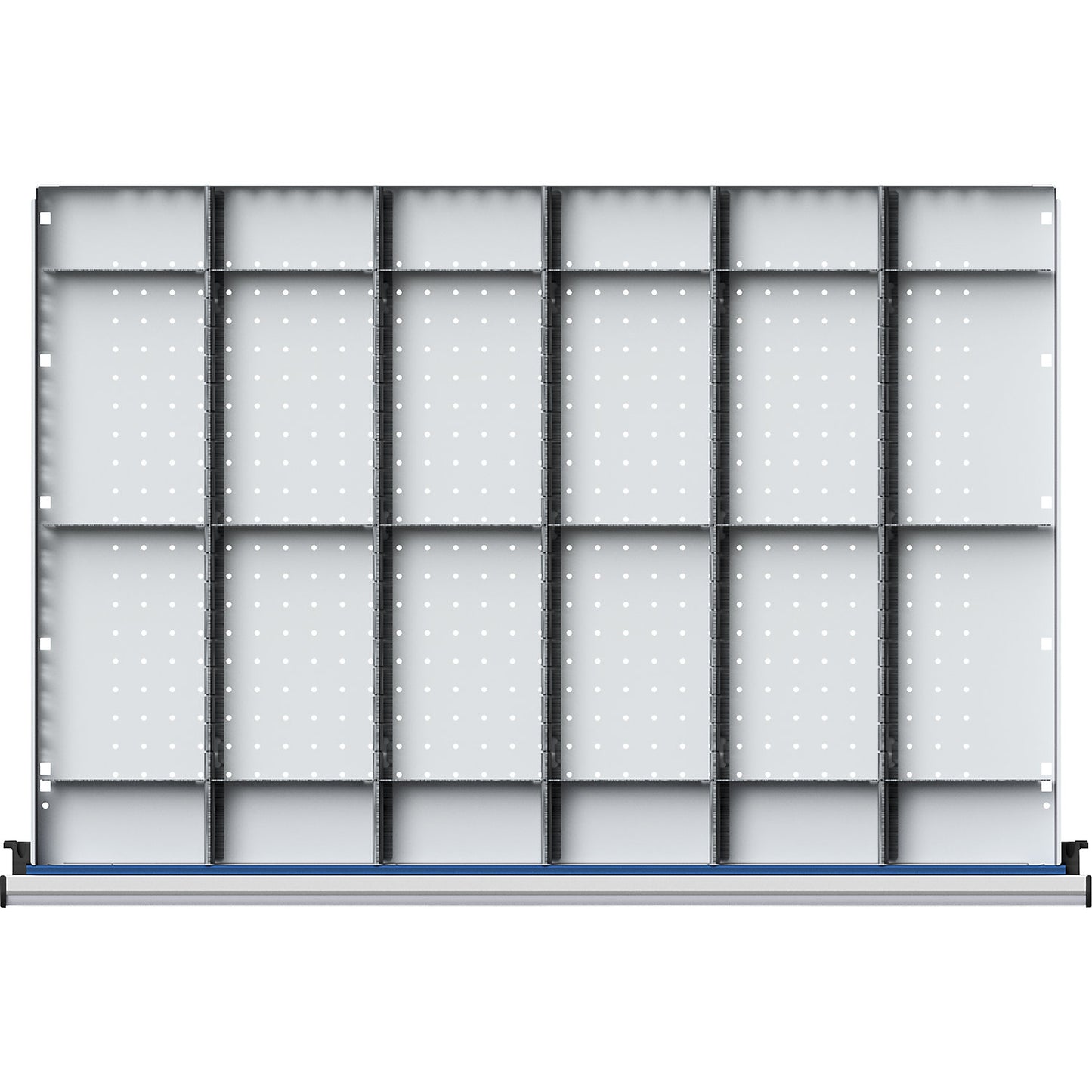 Divider set for drawer WxD 900 x 600 mm, ⅙ division, for front height 90 - 150 mm.