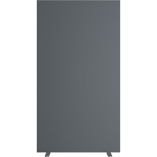 easyScreen partition, HxD 1740 x 390 mm, charcoal, width 940 mm.