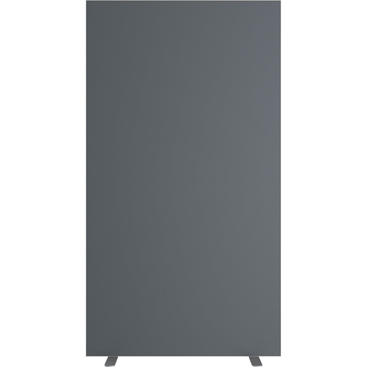 easyScreen partition, HxD 1740 x 390 mm, charcoal, width 940 mm.