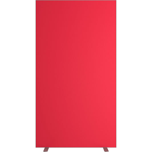 easyScreen partition, HxD 1740 x 390 mm, red, width 940 mm.