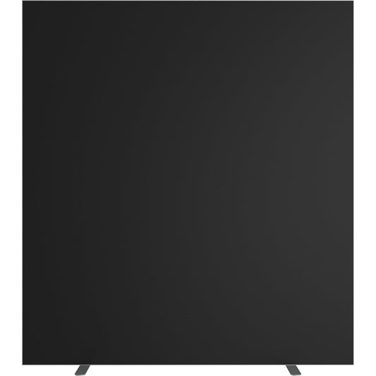 easyScreen partition, HxD 1740 x 390 mm, black, width 1600 mm.
