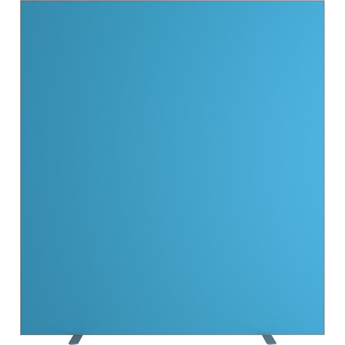 easyScreen partition, HxD 1740 x 390 mm, blue, width 1600 mm.