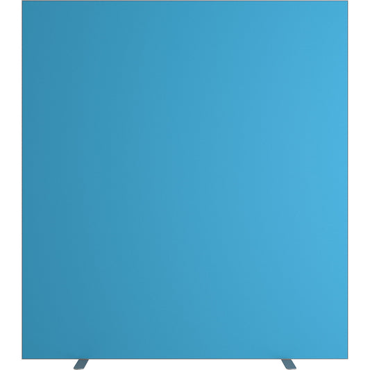 easyScreen partition, HxD 1740 x 390 mm, blue, width 1600 mm.