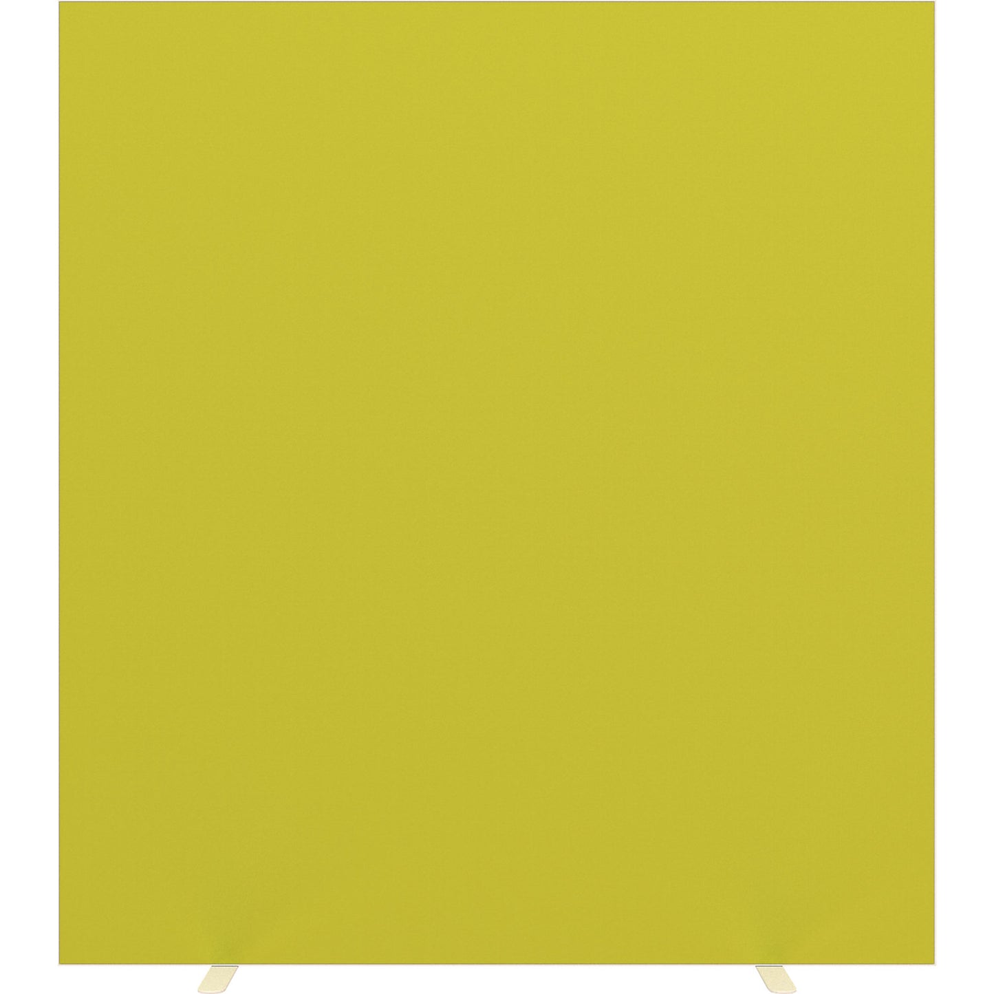 easyScreen partition, HxD 1740 x 390 mm, with sound insulation, green, width 1600 mm.