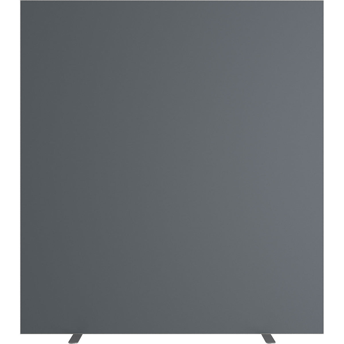 easyScreen partition, HxD 1740 x 390 mm, charcoal, width 1600 mm.