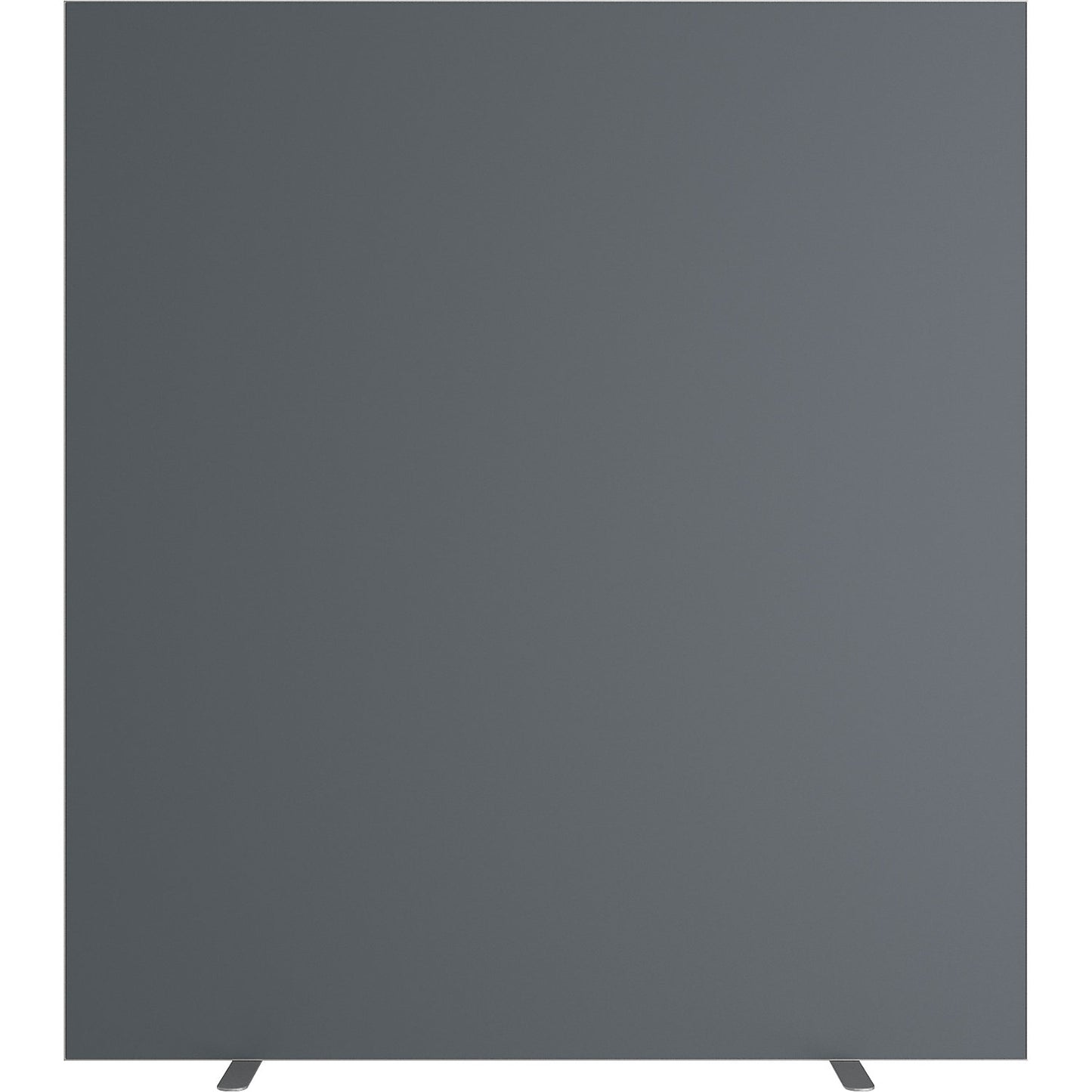 easyScreen partition, HxD 1740 x 390 mm, charcoal, width 1600 mm.