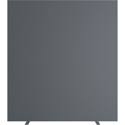 easyScreen partition, HxD 1740 x 390 mm, charcoal, width 1600 mm.