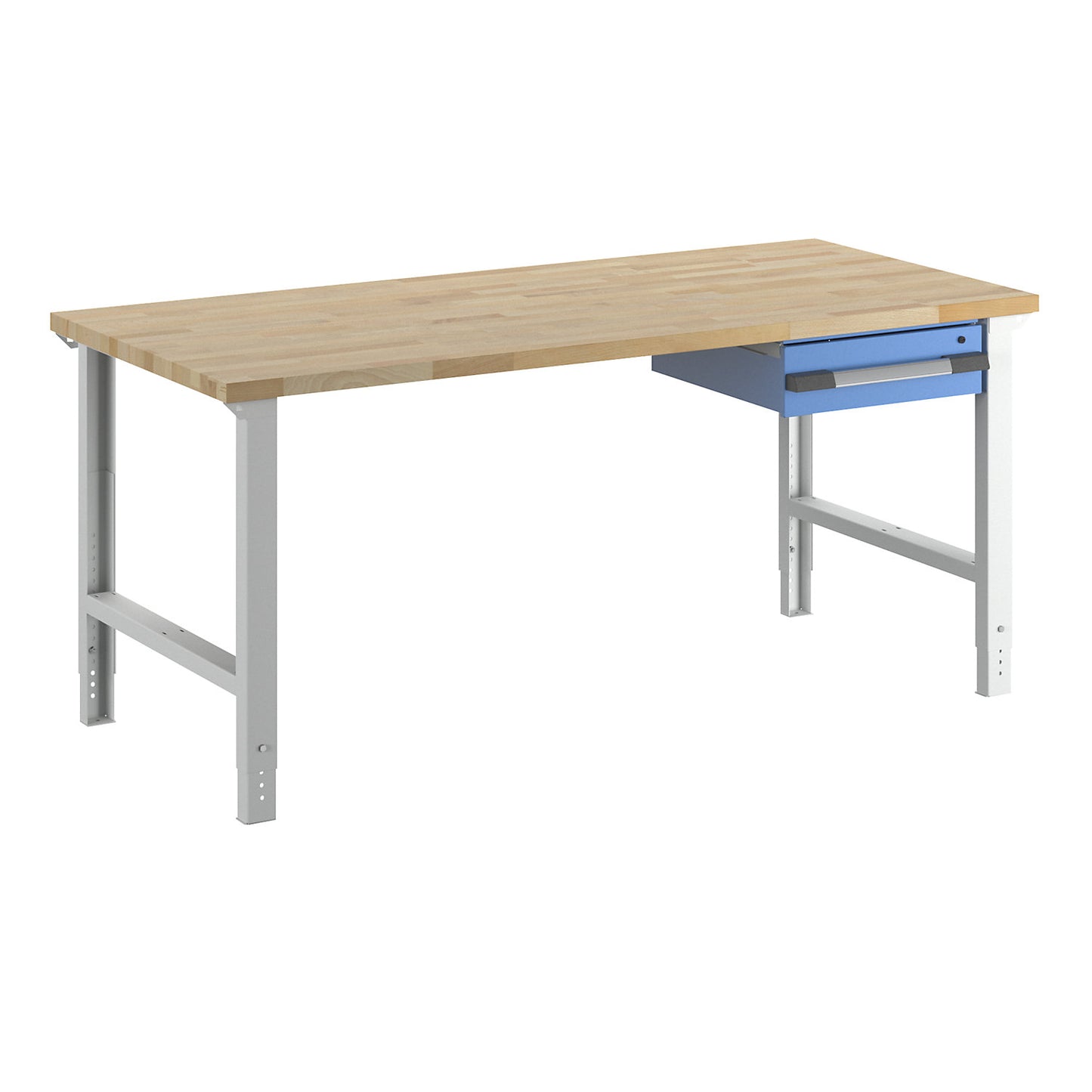 Workbench, Series 7000 modular system, 1 suspended drawer, WxD 2000 x 900 mm.