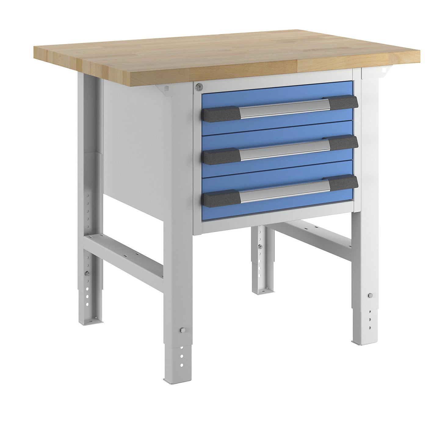 Workbench, Series 7000 modular system, 3 drawers, WxD 1000 x 700 mm.