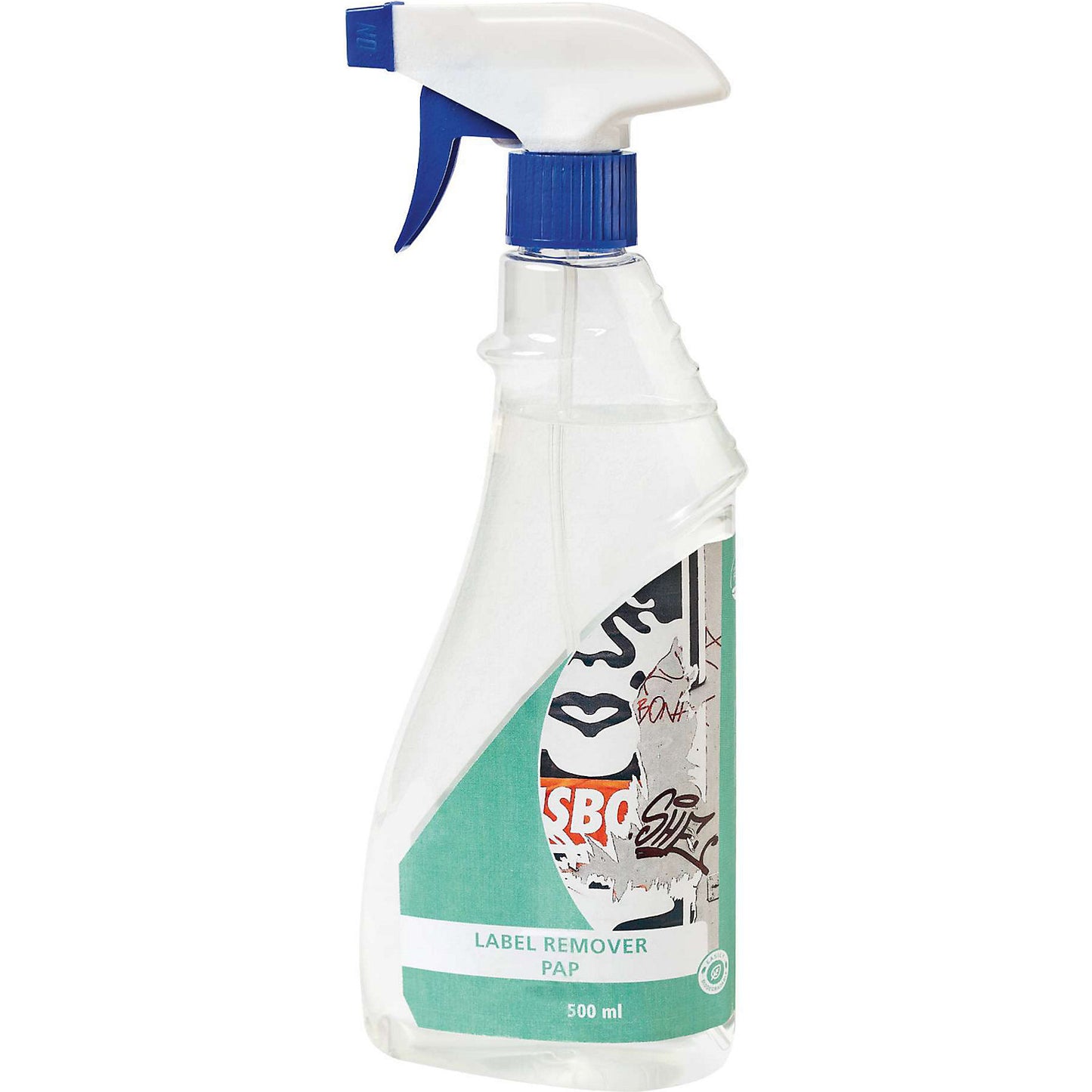 Paper label remover, spray bottle, capacity 500 ml.