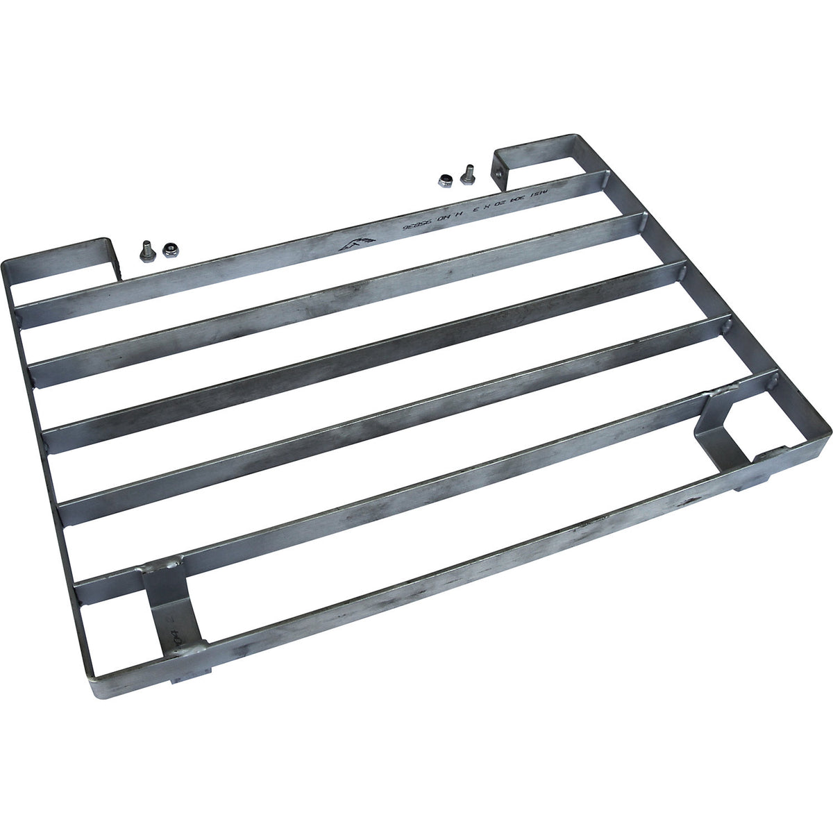 Scraper grate for coarse dirt, for ECO boot cleaner, zinc plated.