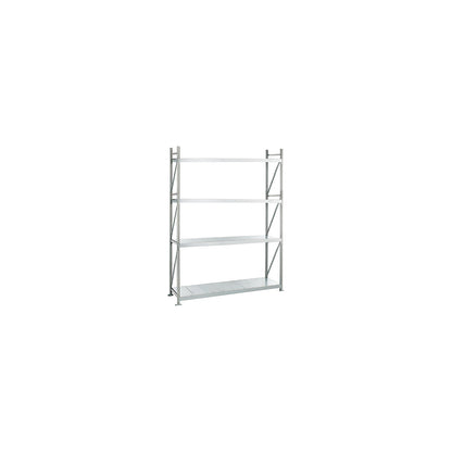 Wide span shelving unit, shelf load 500 kg, HxWxD 2500 x 1500 x 600 mm, standard shelf unit.