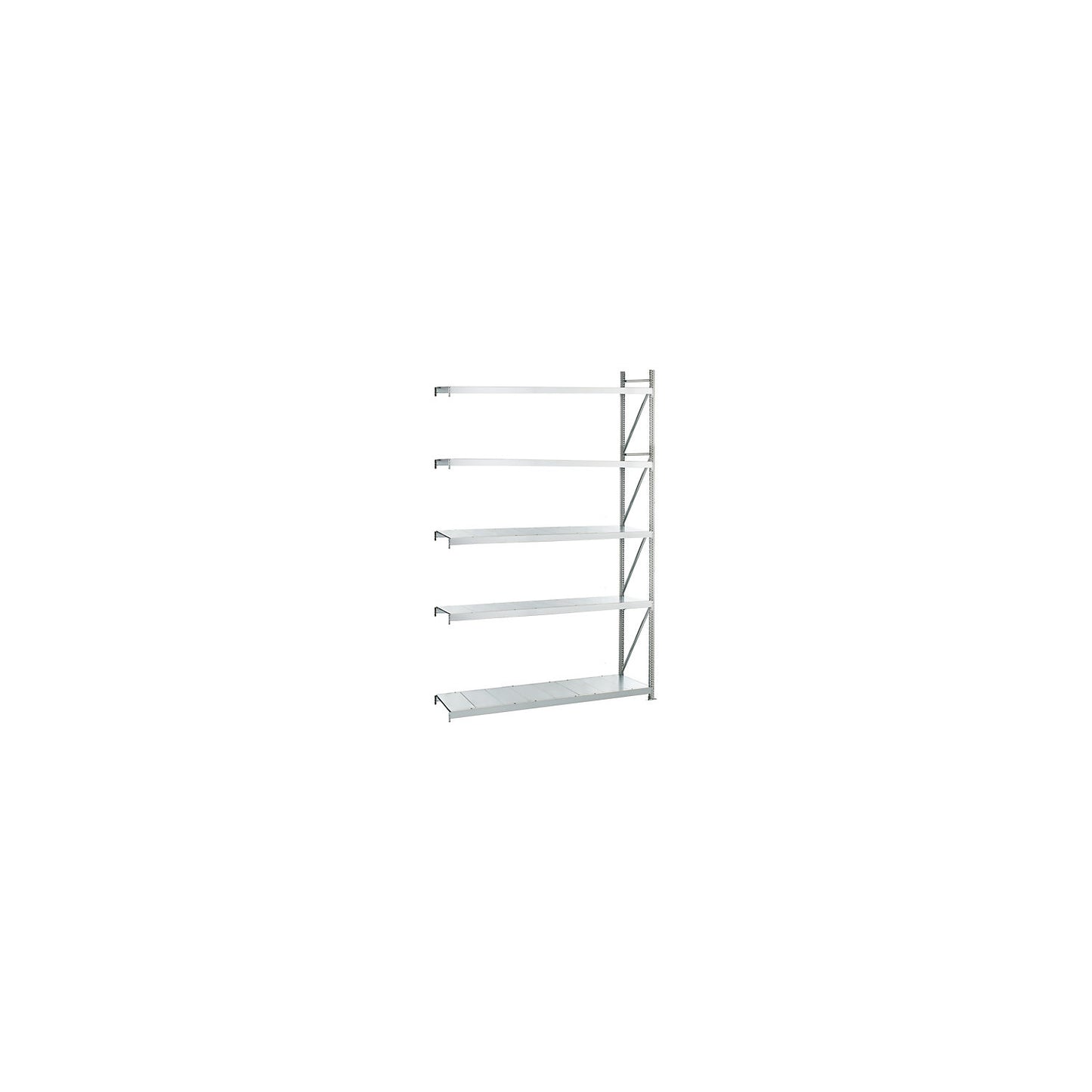 Wide span shelving unit, shelf load 500 kg, HxWxD 3000 x 1500 x 1000 mm, extension shelf unit.