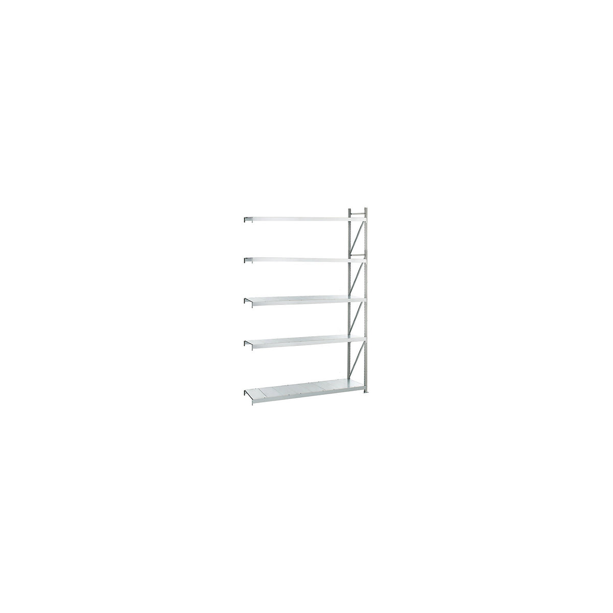Wide span shelving unit, shelf load 500 kg, HxWxD 3000 x 2000 x 500 mm, extension shelf unit.