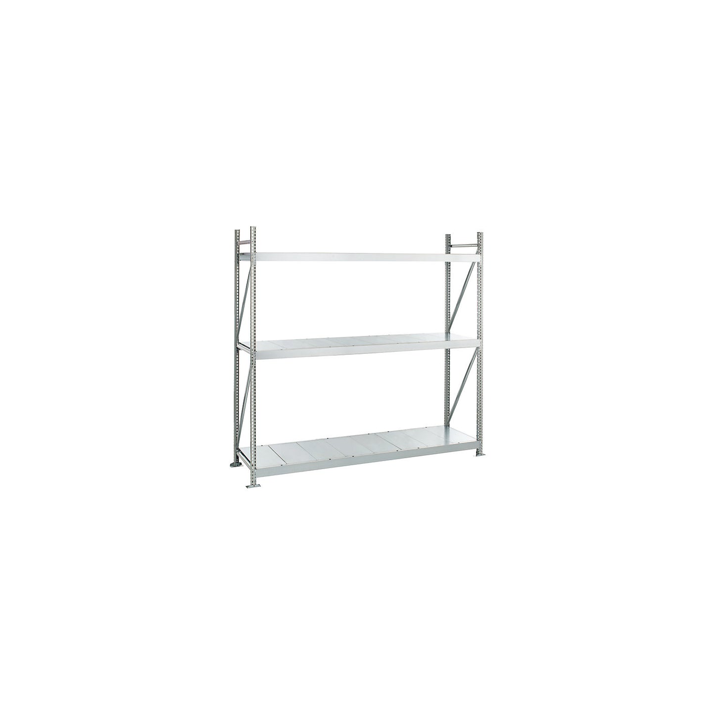 Wide span shelving unit, shelf load 500 kg, HxWxD 2000 x 2250 x 1000 mm, standard shelf unit.