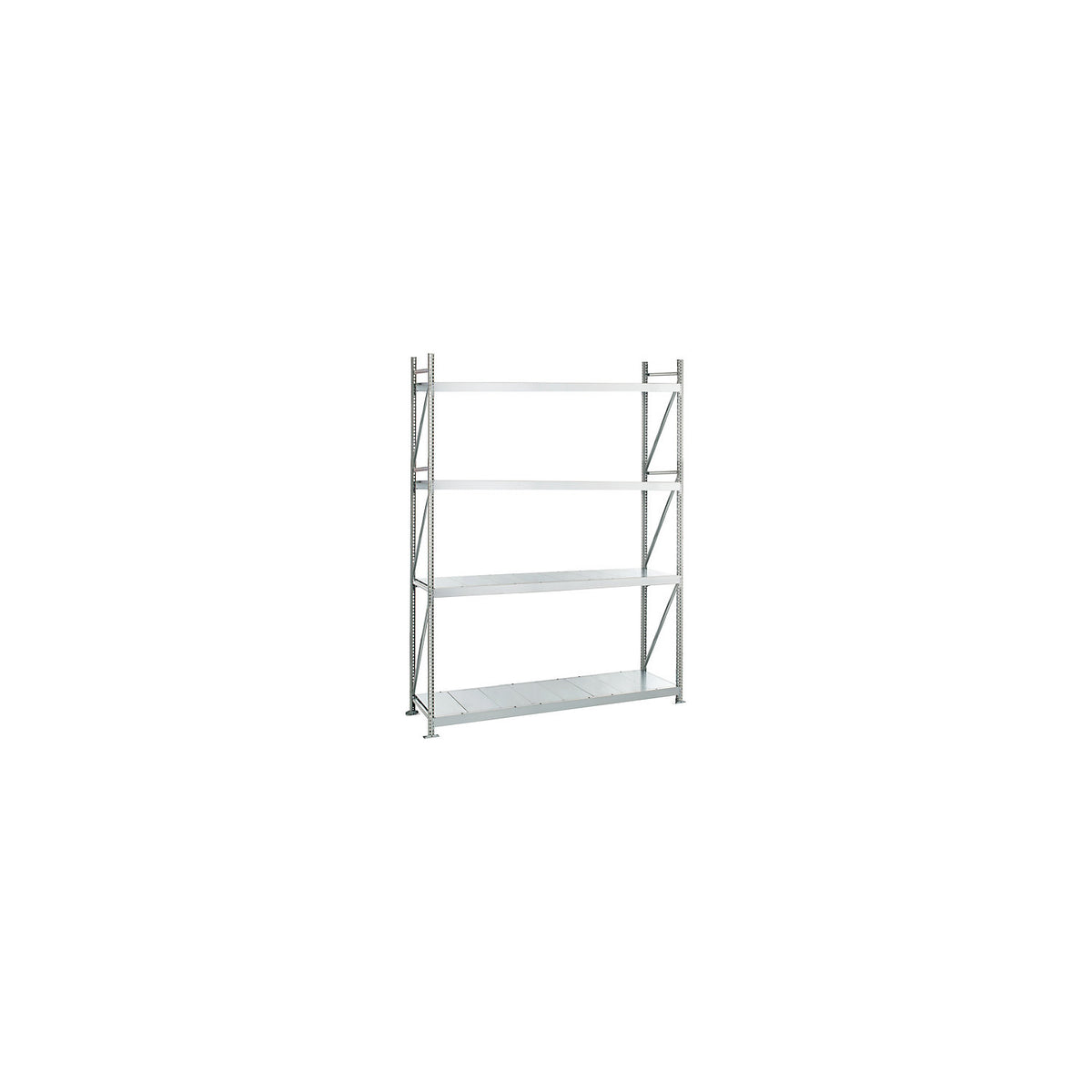 Wide span shelving unit, shelf load 500 kg, HxWxD 2500 x 2250 x 1000 mm, standard shelf unit.
