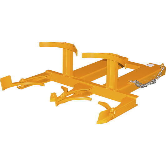 Drum grip, for 2 x 120 litre plastic drums, orange.