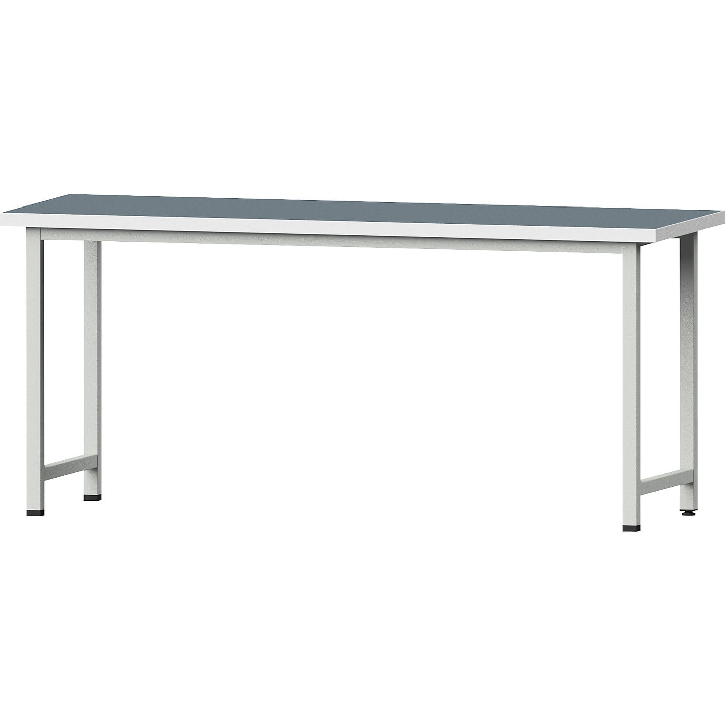 Workbench, Series V frame construction, standard model, WxD 2000 x 700 mm, universal worktop, height 890 mm.