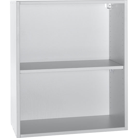 Laboratory wall mounted shelf unit, 1 shelf, WxDxH 600 x 381 x 750 mm.