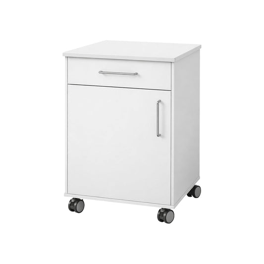 Laboratory base cupboard, high, 1 drawer, 1 door, 1 shelf, width 536 mm.