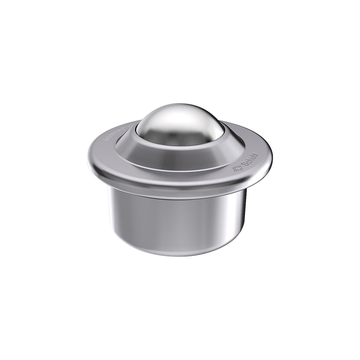 Ball unit, flange, steel, load bearing ball Ø 30 mm.