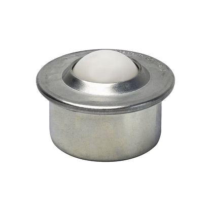 Ball unit, flange, plastic, load bearing ball Ø 15 mm.